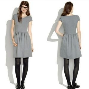 🆕Madewell Ponte Screenplay Dress in Charcoal Grey